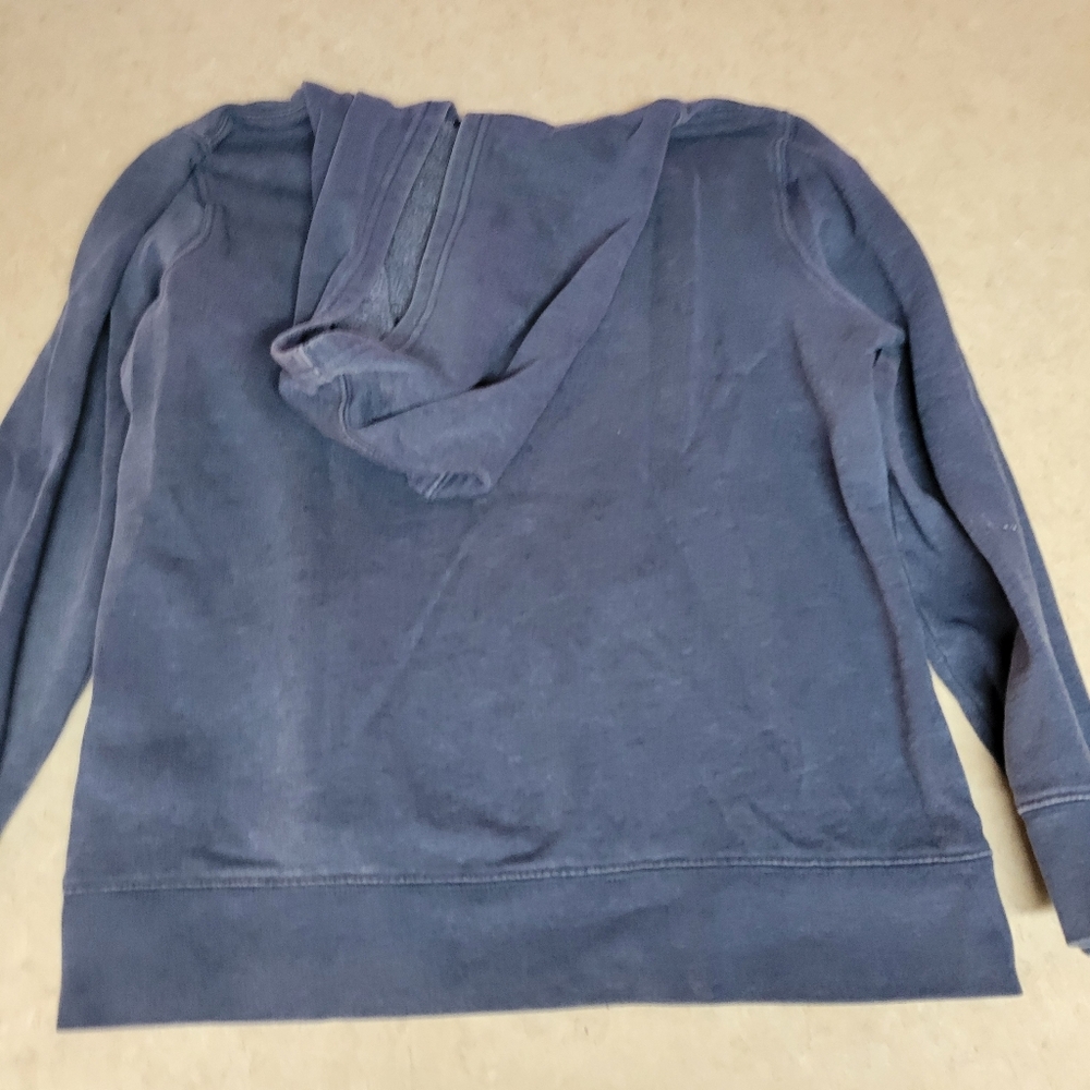 Gap logo hoodie women size large blue pink white logo - Picture 5 of 6